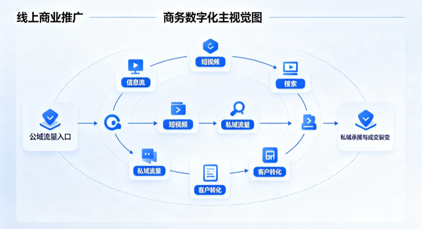 馆陶县线上商业推广怎么做？全域流量闭环搭建与低成本转化实战指南